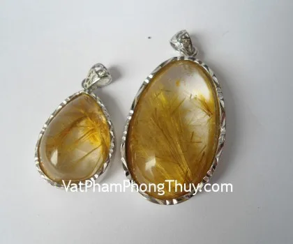 Mặt thạch anh tóc vàng S866-S2-2160