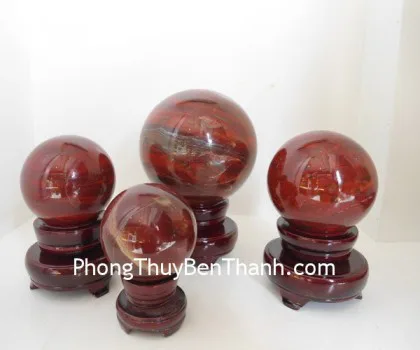 Quả cầu đá thạch anh tím FHM157-F2-7923