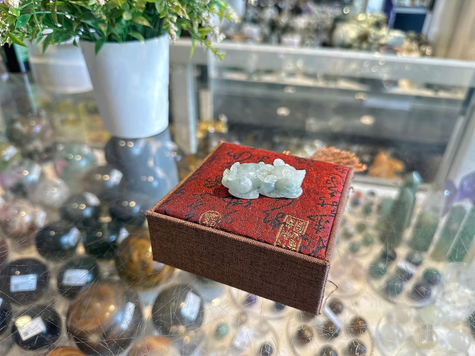 Tỳ hưu ngọc phỉ thúy xanh siêu cấp A++++++ (GCN 17321 - 31.58 gr) S6898-S3-8811