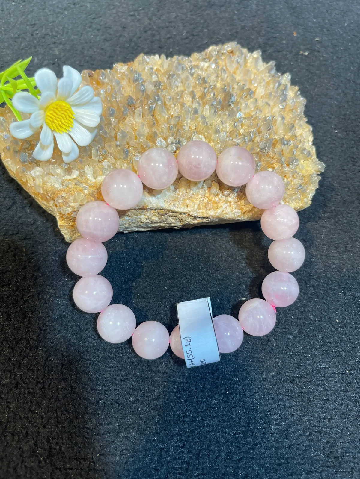 Chuỗi thạch anh hồng Madagascar (55.1gr) S6219-S5-1929