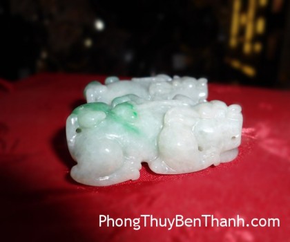 Tỳ hưu thạch anh vàng vẩy rồng trung FS6734